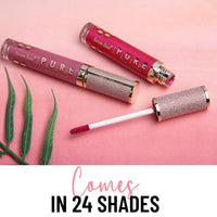 Seven Seas Pure Liquid Lipstick, Matte Finish, Purple (Rose Bud Cherry, 7ml)