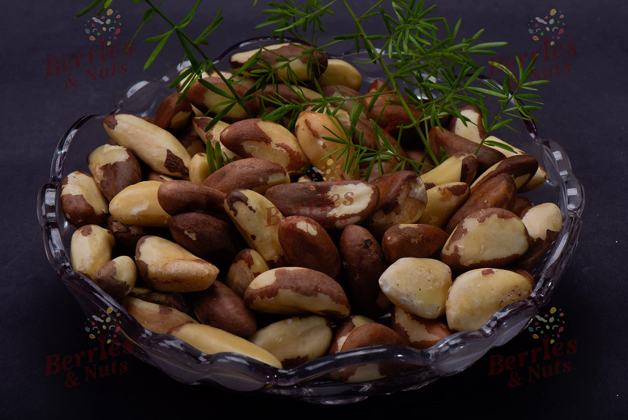 Berries And Nuts Premium Jumbo Brazil Nuts 1 Kg | Rich Source of Selenium, Antioxidant Rich Super Food