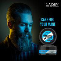Gatsby Moustache & Beard Styling Wax - Strong Hold 25gm | Contains Natural Ingredients | Powered With Carnauba Wax For Day Long Hold | Non Sticky & Easy Wash Off | Strong Hold Beard Wax | Pack of 2