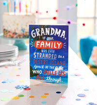 American Greetings Funny Birthday Card for Grandma (Desert Island) Desert Island