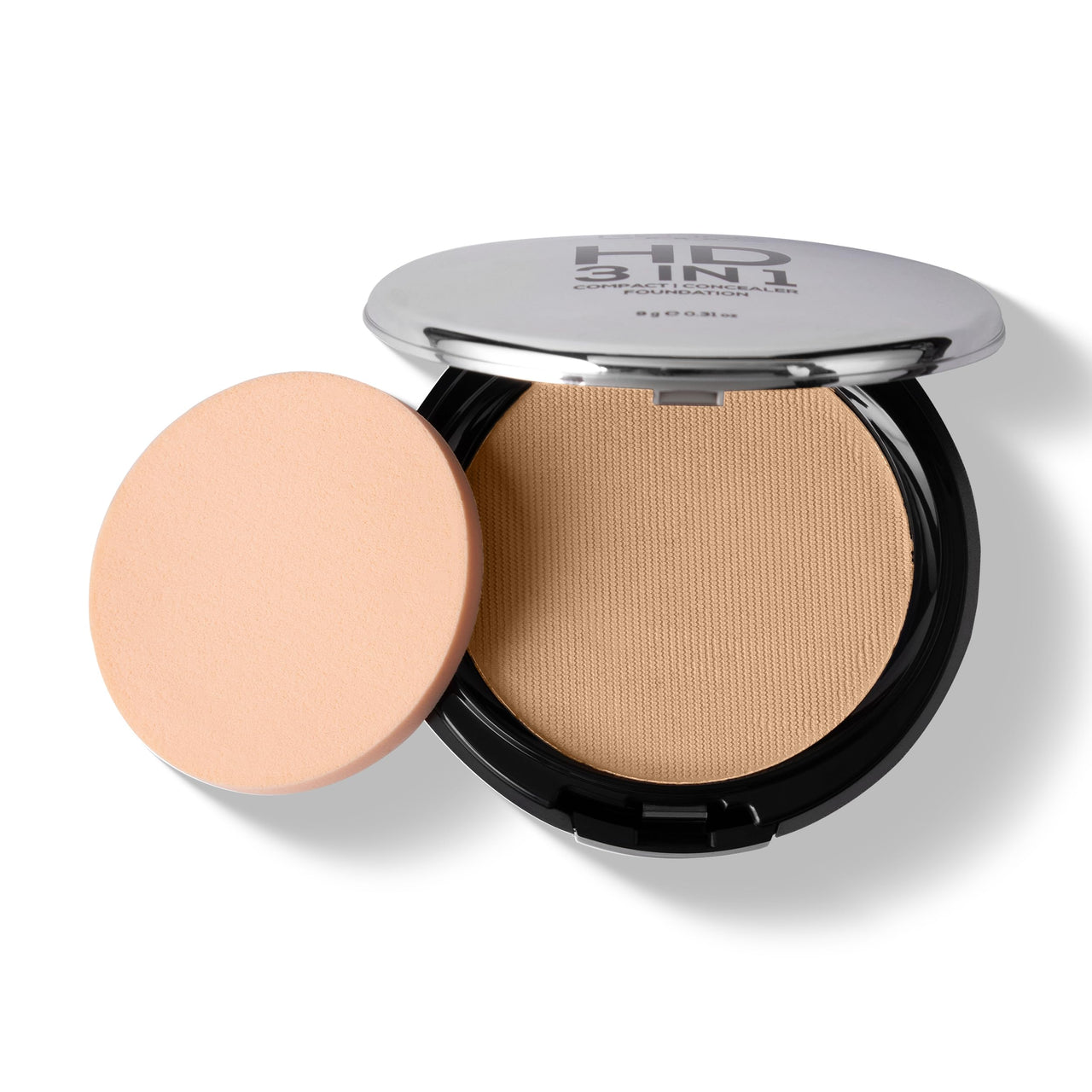 RENEE Pro HD 3-IN-1 Compact - Crème, Works as Compact Powder, Concealer & Foundation, SPF 20, Matte Finish, High Coverage, Ultralight & Silky Smooth Finish - Enriched with Vitamin E, C & Aloe Vera