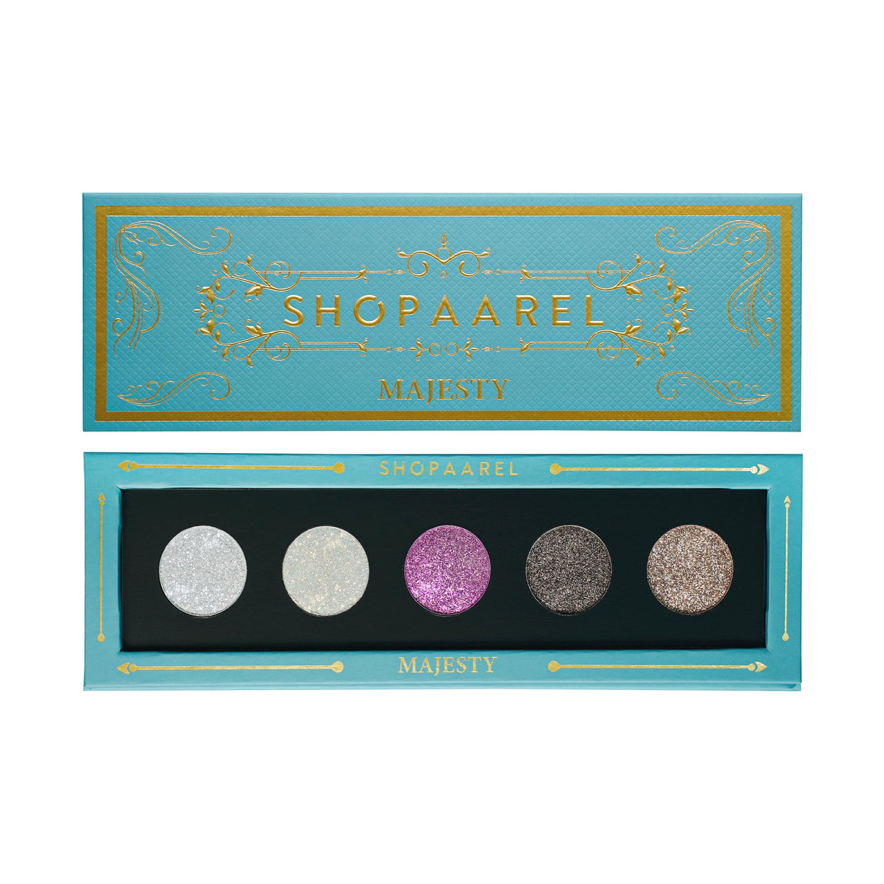 Shopaarel Majesty Eyeshadow Palette Highly Pigmented Shades Long-Lasting Easily Blendable Eye Makeup Palette for Women Girls