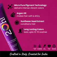 2.Oh! Italian- Pink Hair Color For Women & Men | Ammonia-Free DIY Semi Permanent Hair Color | Enriched with Argan Oil | Lasts upto 12-15 Washes