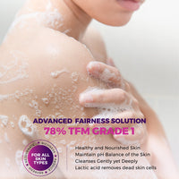 VCare Goat Milk Soap For Women & Men with Vitamin C Argan Oil for Deep Exfoliation and provides hydration | Sulfate & Paraben Free Bathing Soap Bar - 125 gms (Pack of 3)