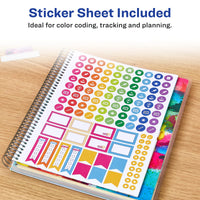 Avery + Amy Tangerine Designer Collection Academic Planner, July 2023-June 2024, School Planner with Stickers, 8.25