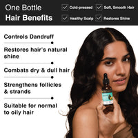 Soulflower Avocado Hair Oil for Hair Growth, Reduce Dandruff, flexible Hair & Prevent Breakage, Moisturizer for Acne & Anti Aging | 100% Pure, Natural and Cold-Pressed, 30ml (Pack of 1)