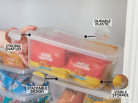 Rubbermaid Cleverstore Under the Bed 70 Qt Wheeled 2-Pack, Clear Storage Bins with Latching Lids, Stackable, BPA-Free, Made in USA Under the Bed - 2 Pack