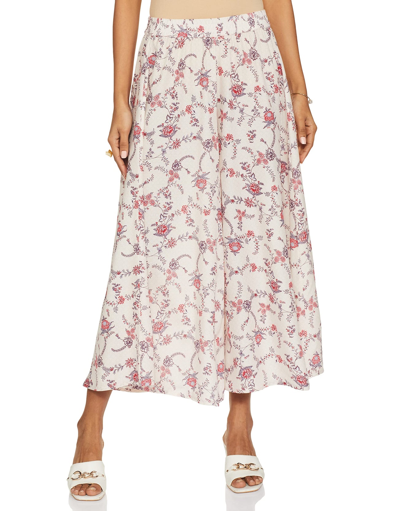 Aurelia Women Polyester Kurta & Palazzo With Dupatta Set