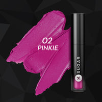 SUGAR Cosmetics Mousse Muse Lip Cream | Lasts 24+ Hrs | Creamy Mousse Lipstick | Waterproof & Smudgeproof | 5ml - 02 Pinkie