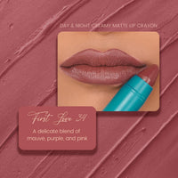 Parul Garg Beauty Creamy Matte Lip Crayon | Soft Matte & Hydrating Formula with Almond Oil & Vitamin E | Rich Pigment & Comfortable Wear | 100% Vegan (First Love 34)