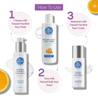 The Moms Co. Natural Daily Vitamin C Face Toner l Enriched With Niacinamide, Green Tea & Aloe Vera | Alcohol-free Formula | Tightens Pores, Evens Skin Tone, Hydrates Skin, Maintains PH Balance (200ml)