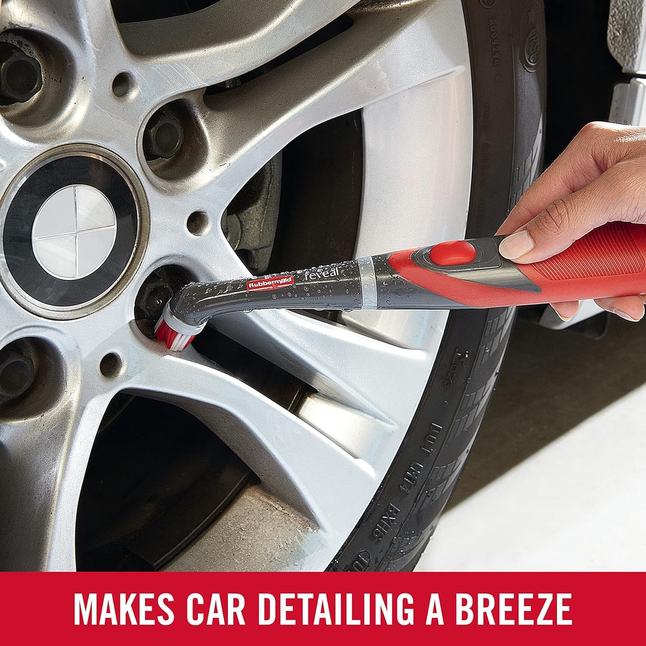 Rubbermaid Reveal Power Scrubber 18-Piece Kit, Cordless Electric Battery Powered Scrub Brush, Water Resistant, for Home/Kitchen/Bathroom/Grout/Tile/Shower/Tub Power Scrubber Ultimate Kit