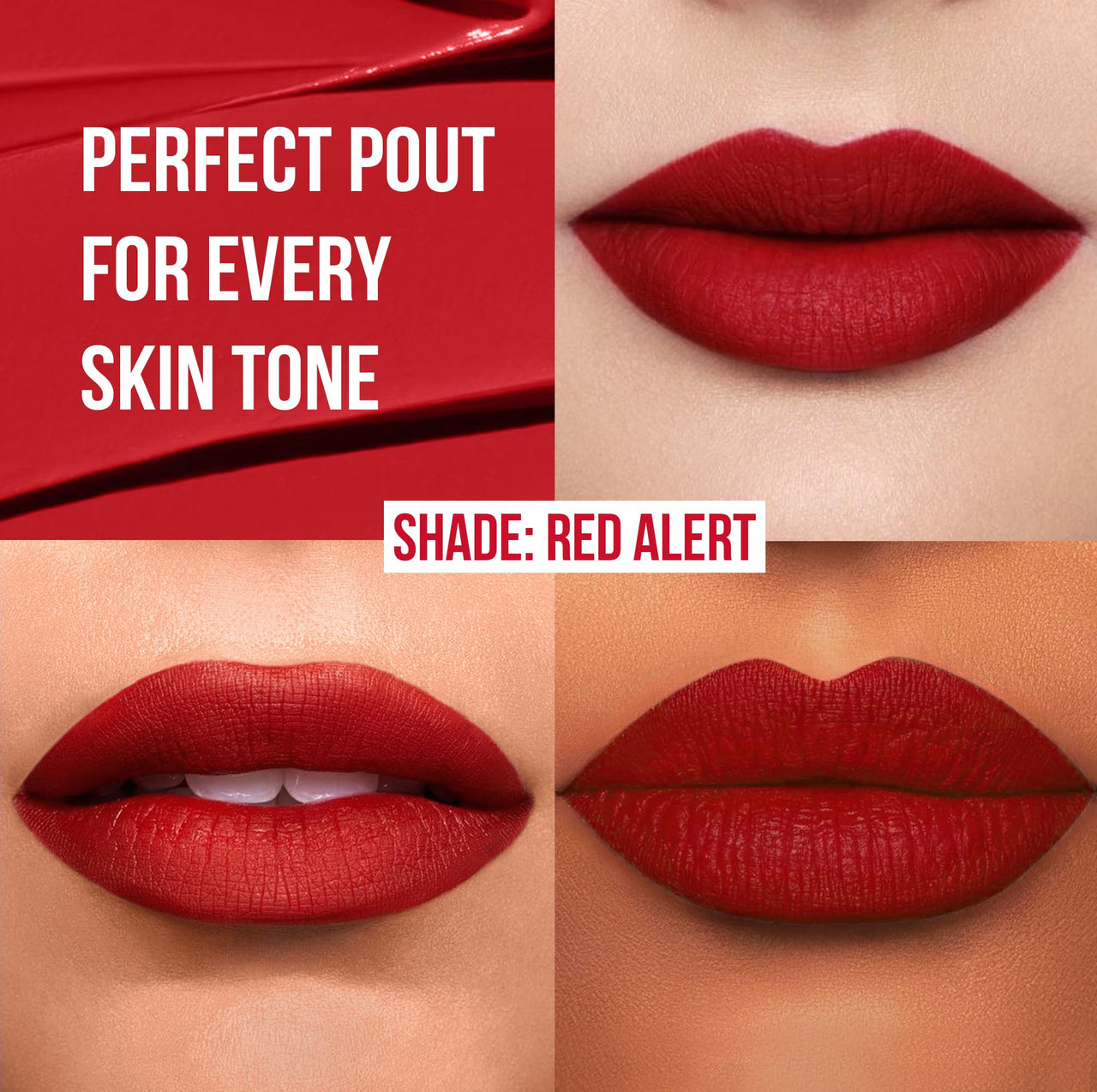 Insight Non Transfer Lip Color, Matte Finish, 4ml - 02 Red Alert