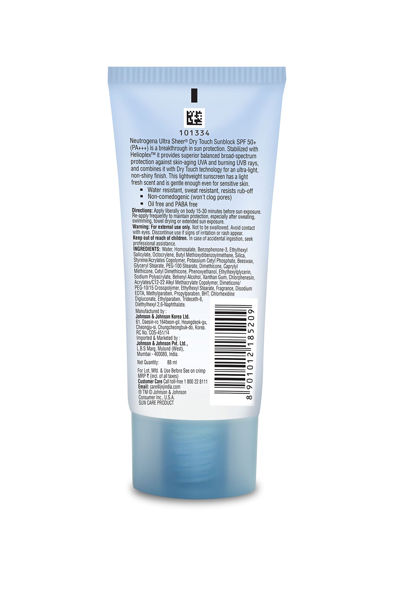 Neutrogena Sunscreen SPF 50-30 Milliliters Cream, Lotion