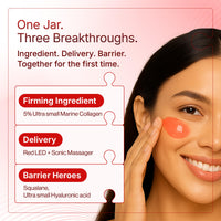 Numour Collagen Bombshell 30g | India’s 1st Korean Hydrolyzed Collagen Jelly | Sonic Massage & LED Red Light Therapy for Face | Sagging, Fine lines & Dullness | Anti-Aging Moisturizer | All Skin Types