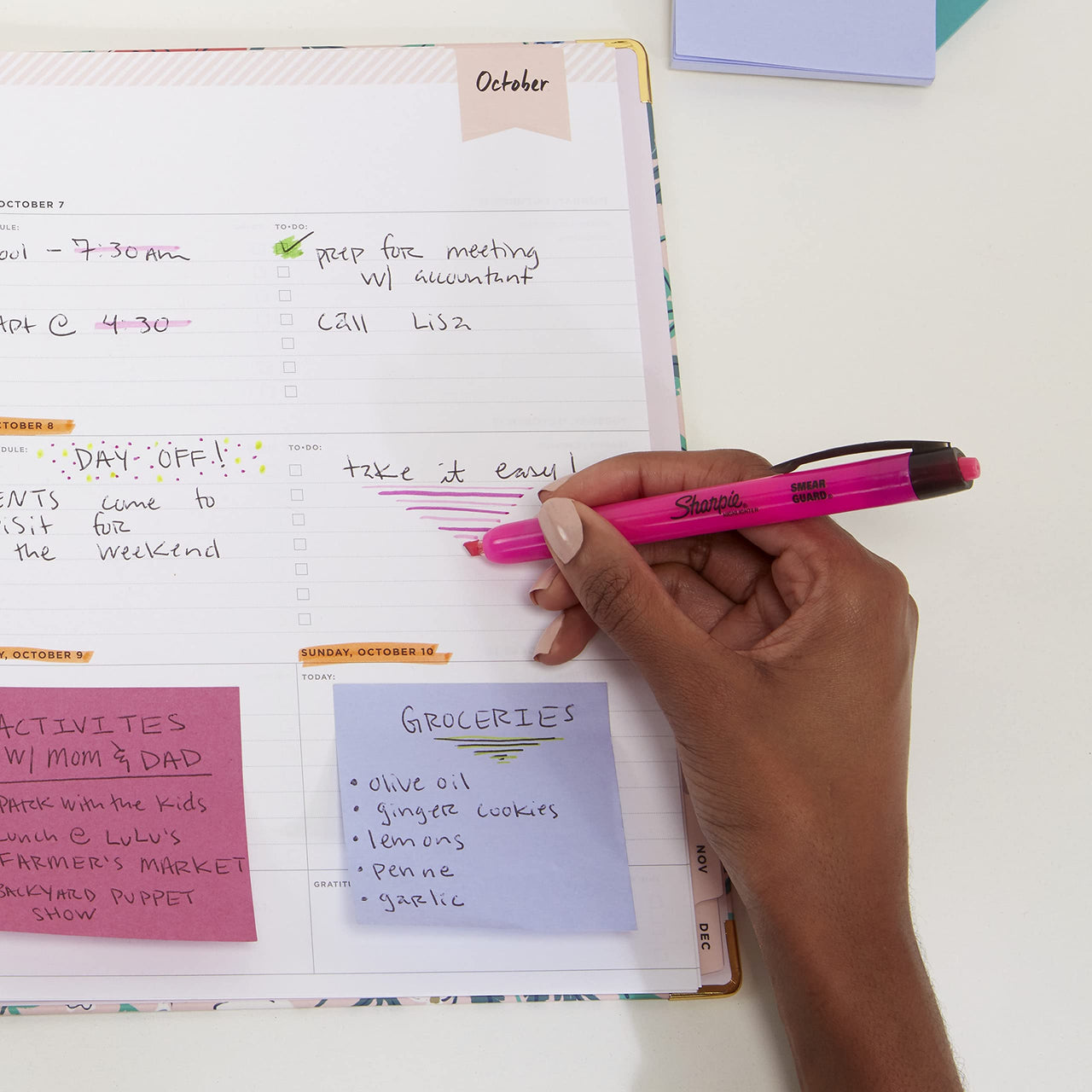 Sharpie Retractable Highlighters, Chisel Tip, Assorted, 8 Count 8 Count Assorted