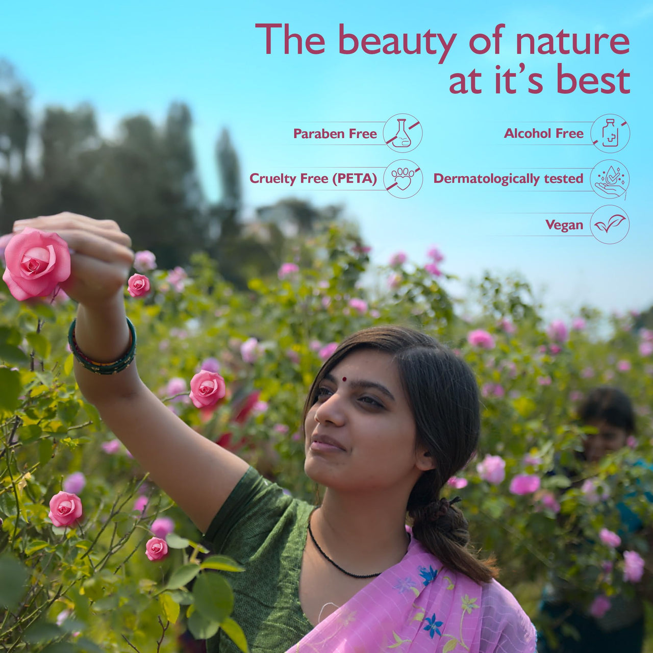 Dabur Gulabari Premium Rose Water/Face Toner - 400ml | No Paraben | Alcohol Free | Cleanses, Hydrates & Moisturises Skin | Balances & Restores Skin's  pH Levels | For All Skin Types