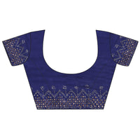 PUNYATHA CREATION Women's  & Girl's  Chanderi Chanderi Saree With Blouse Piece