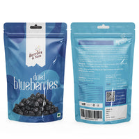 Berries & Nuts Dried Blueberries 1KG | Dried Fruits, Immunity Booster, Vitamins Rich, Vegan, Preservative Free | 5 Pack 200 Grams.
