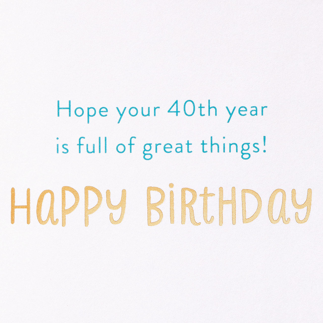 American Greetings 40th Birthday Card (Pretty Impressive) Pretty Impressive