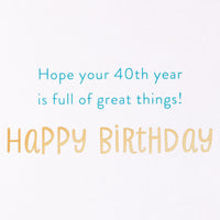 American Greetings 40th Birthday Card (Pretty Impressive) Pretty Impressive