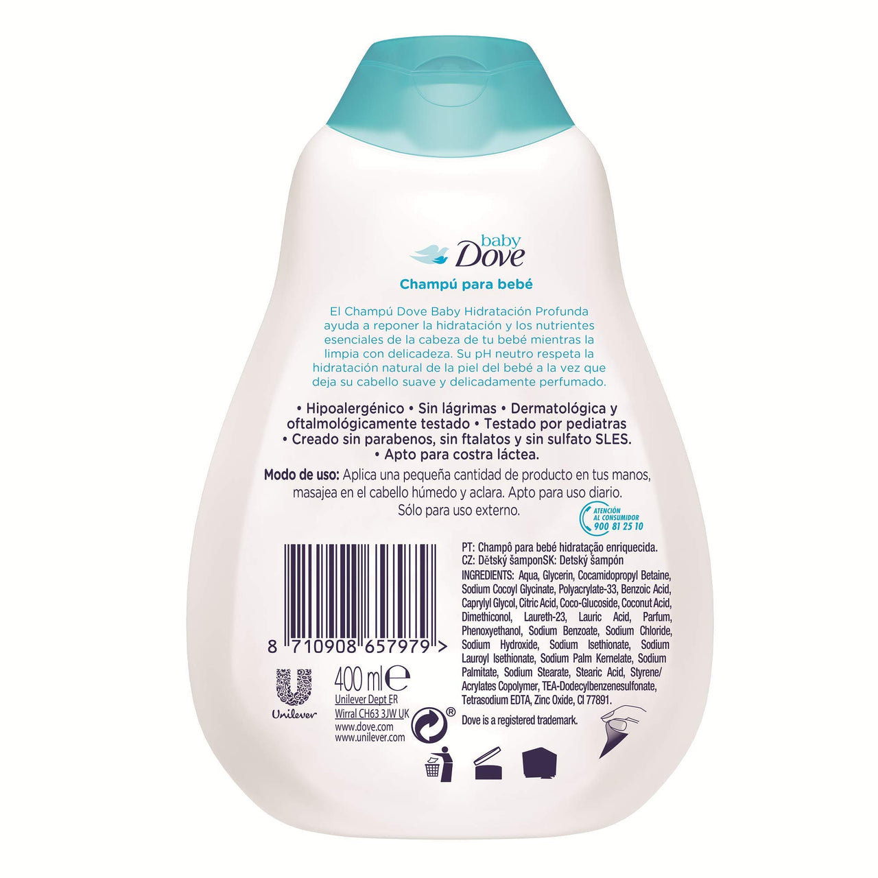 Baby Dove Rich Moisture Nourishing Baby Lotion, 400ml & Rich Moisture Shampoo, 400ml Combo