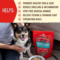 Stella & Chewy's  Stella's  Solutions Skin & Coat Boost Grass-Fed Lamb & Wild-Caught Salmon Dinner Morsels Freeze-Dried Raw Dog Food, 13 oz (SOL-FDLSSC-13) Lamb & Salmon (Skin & Coat Boost) 13 Ounce (Pack of 1)