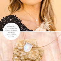 SoulKu Empowering Necklace, Empowering Jewelry With Healing Crystal, Inspirational Necklace For Strong Women, Mom & Sister, 16