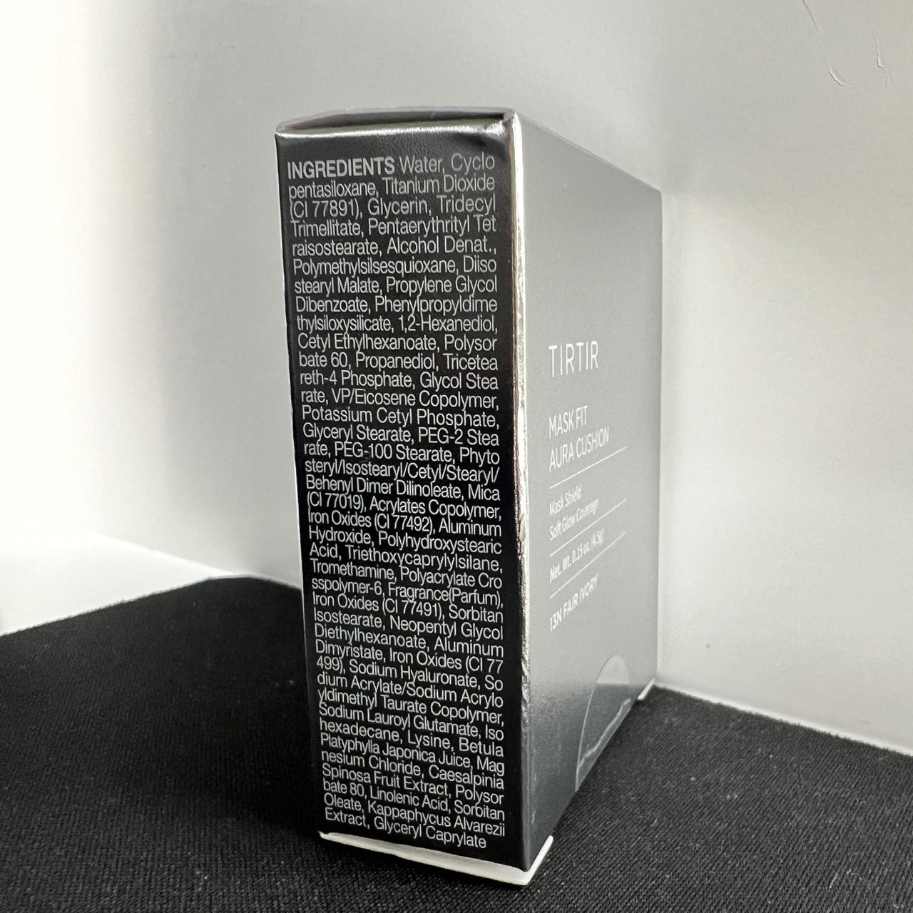 TIRTIR Mask Fit Aura Cushion Foundation, Full coverage, Skin fit, Satin Glow Finish, Korean Cushion Foundation #13N FAIR IVORY, 4.5g