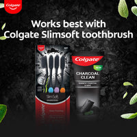 Colgate Charcoal Clean Black Gel Toothpaste, Pack of 480g (120g X 4) Deep Clean Toothpaste With Bamboo Charcoal & Wintergreen Mint For Plaque Removal & Tingling Fresh Mouth Experience