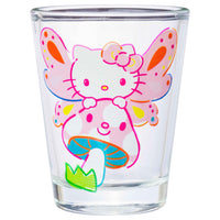 Silver Buffalo Sanrio Hello Kitty Spring Garden Flowers 4 Pack Mini Glass Set, 1.5 Ounces