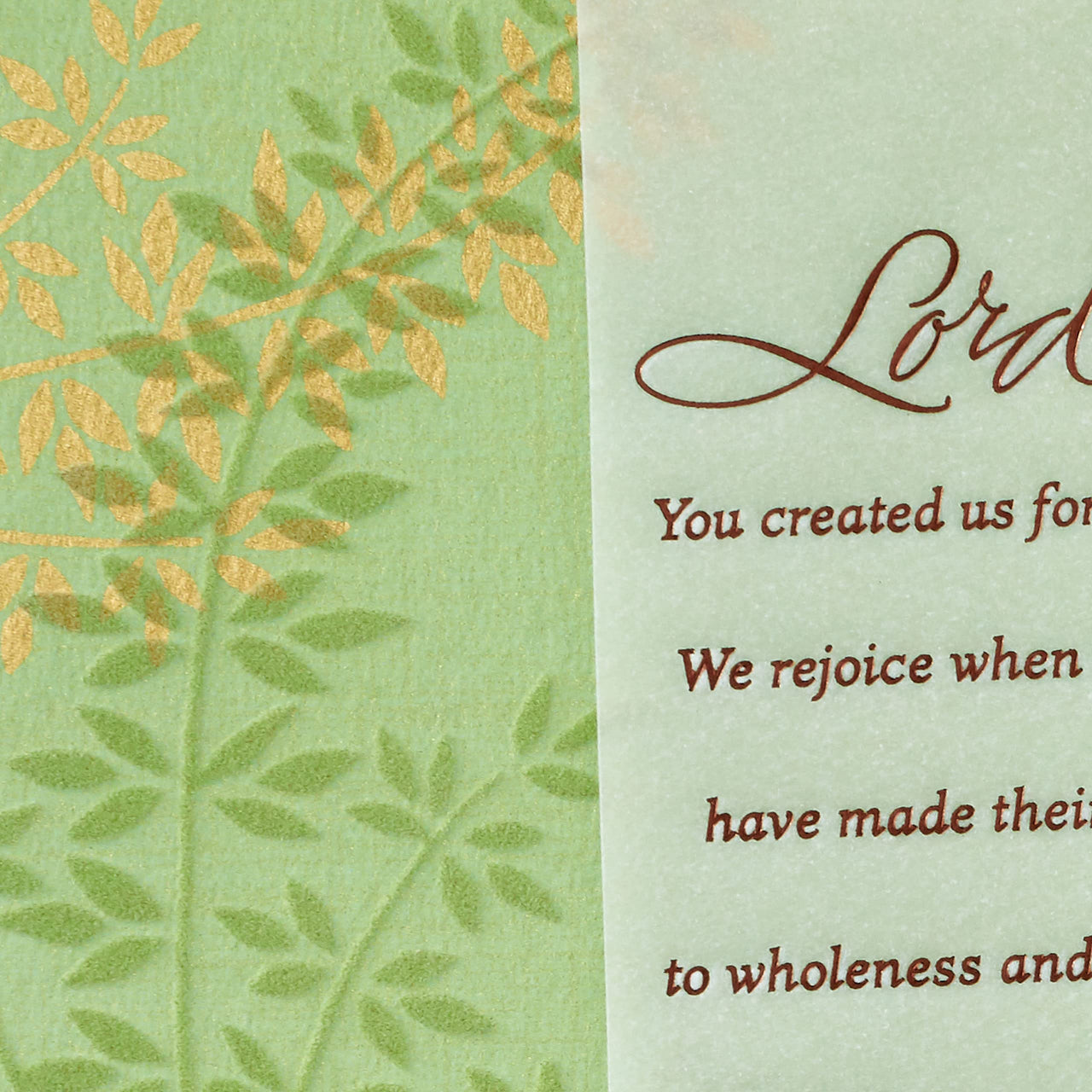 Hallmark DaySpring Religious Sympathy Card (Better Place) Better Place