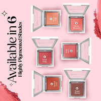 Hilary Rhoda Blush Rush | Highly Pigmented | Silky Smooth Texture | Available in 6 Shades | Matte Finish | Buildable Coverage | Blends Easily & Glides on Smoothly - 6g (Cherry Blossom | Shade 02)