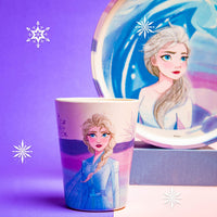Zak Designs Disney Frozen 2 Kids Dinnerware Set 3 Pieces, Durable and Sustainable Melamine Bamboo Plate, Bowl, and Tumbler are Perfect For Dinner Time With Family (Anna, Elsa, Olaf) 8