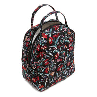 Vera Bradley Women's  Cotton Lunch Bunch Lunch Bag, Perennials Noir, One Size