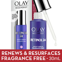 Olay Night Serum: Regenerist Retinol 24 Serum, 30ml