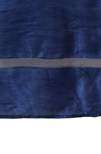 Janasya Women's  Off- White and Silver Poly Silk Kurta With Palazzo and Dupatta