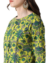 Vaamsi Women's  Cotton Regular Kurta