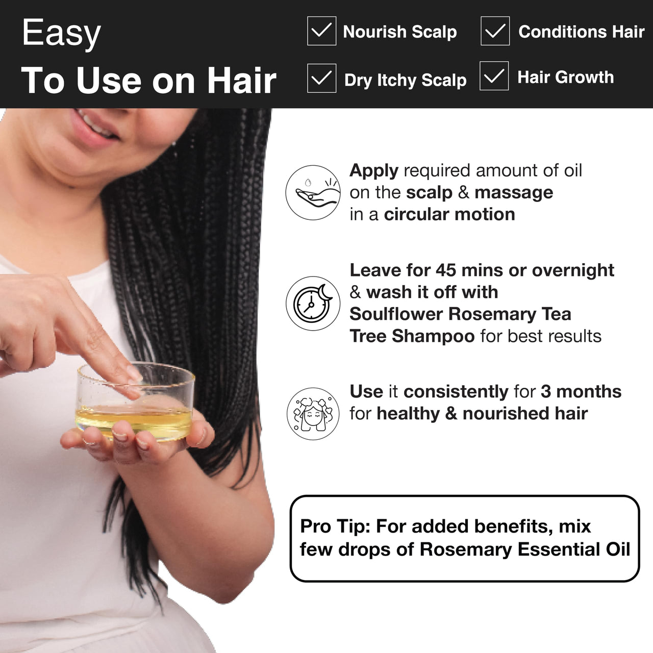 Soulflower Olive Hair & Skin Oil | 225ml | Cold-Pressed Oil for Hair Growth, Face Massage & Deep Moisturization | Reduces Wrinkles, Nourishes Scalp & Strengthens Roots | 100% Pure & Natural with Vitamin E