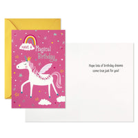 Hallmark Birthday Cards for Kids Assortment, Shark and Unicorn (12 Cards with Envelopes) Kids Birthday