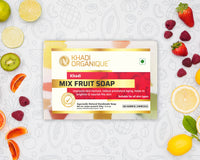 Khadi Organique Pure Herbal Natural & Handmade Mix Fruit Soap Combo Kit Pack of 4 500gm