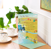 American Greetings Anniversary Card for Wife (Life is a Trip)