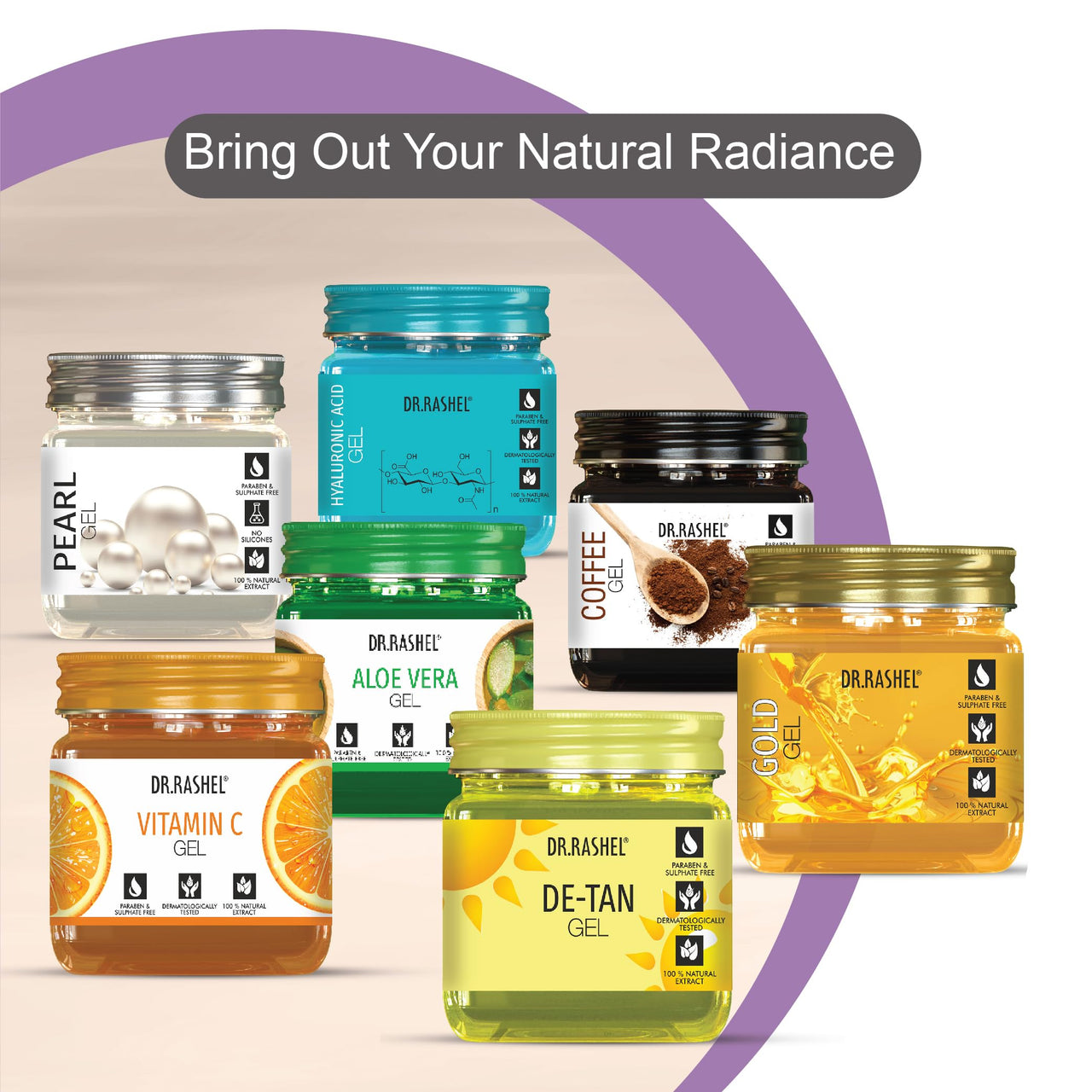 DR.RASHEL Pearl Face Gel For Moisturizing & Brightening skin (380 Ml) | Hydrating & Moisturizer Facial Gel | Has Anti-Aging effect & unclog the pores