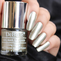 DeBelle Gel Nail Polish Rustique Gold (Metallic Rust Gold Nail Paint)|Non UV - Gel Finish |Chip Resistant | Seaweed Enriched Formula| Long Lasting|Cruelty and Toxic Free| 8ml