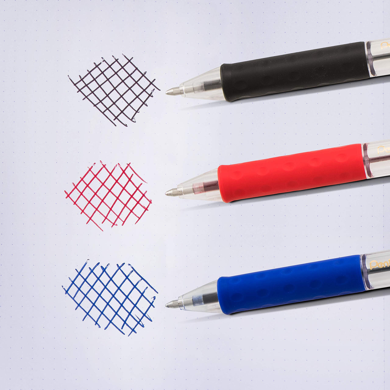 Pentel R.S.V.P. RT Retractable Ballpoint Pen, 1.0mm Tip, Red Ink, Box of 12 (BK93-B) 12 Pack