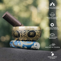 Wish Well Tibetan Singing Bowl Set ~ 4