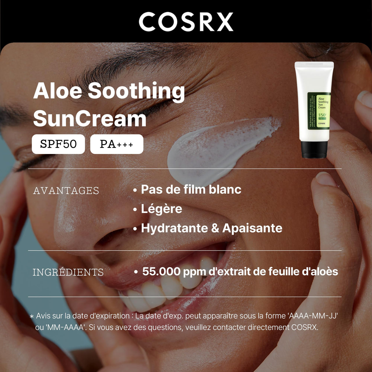COSRX All Skin Aloe Soothing Sun Cream SPF50 PA+++