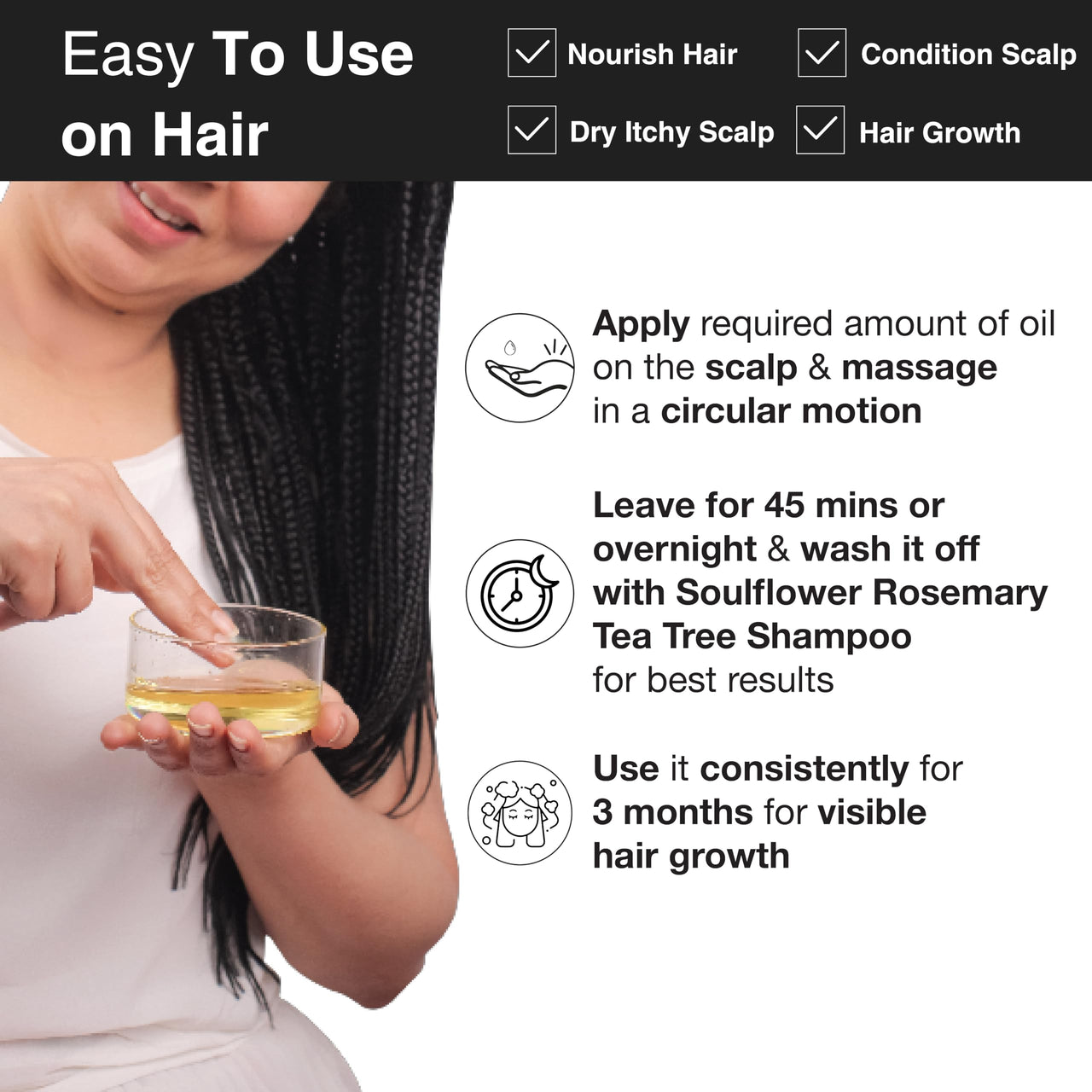 Soulflower Avocado Hair Oil for Hair Growth, Reduce Dandruff, flexible Hair & Prevent Breakage, Moisturizer for Acne & Anti Aging | 100% Pure, Natural and Cold-Pressed, 30ml (Pack of 1)