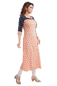 Priscilla RAYON COTTON FEEDING KURTIS FOR WOMEN WITH ZIPPERS