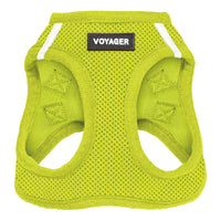 Voyager Step-in Air Dog Harness - All Weather Mesh Step in Vest Harness for Small and Medium Dogs and Cats by Best Pet Supplies - Harness (Lime Green), L (Chest: 18-20.5